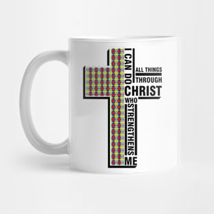 autism cross Mug